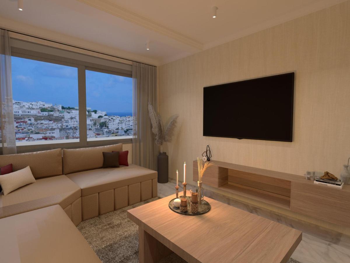 Appartement De Luxe, Vue Kasbah De Tanger Et Mer Dış mekan fotoğraf